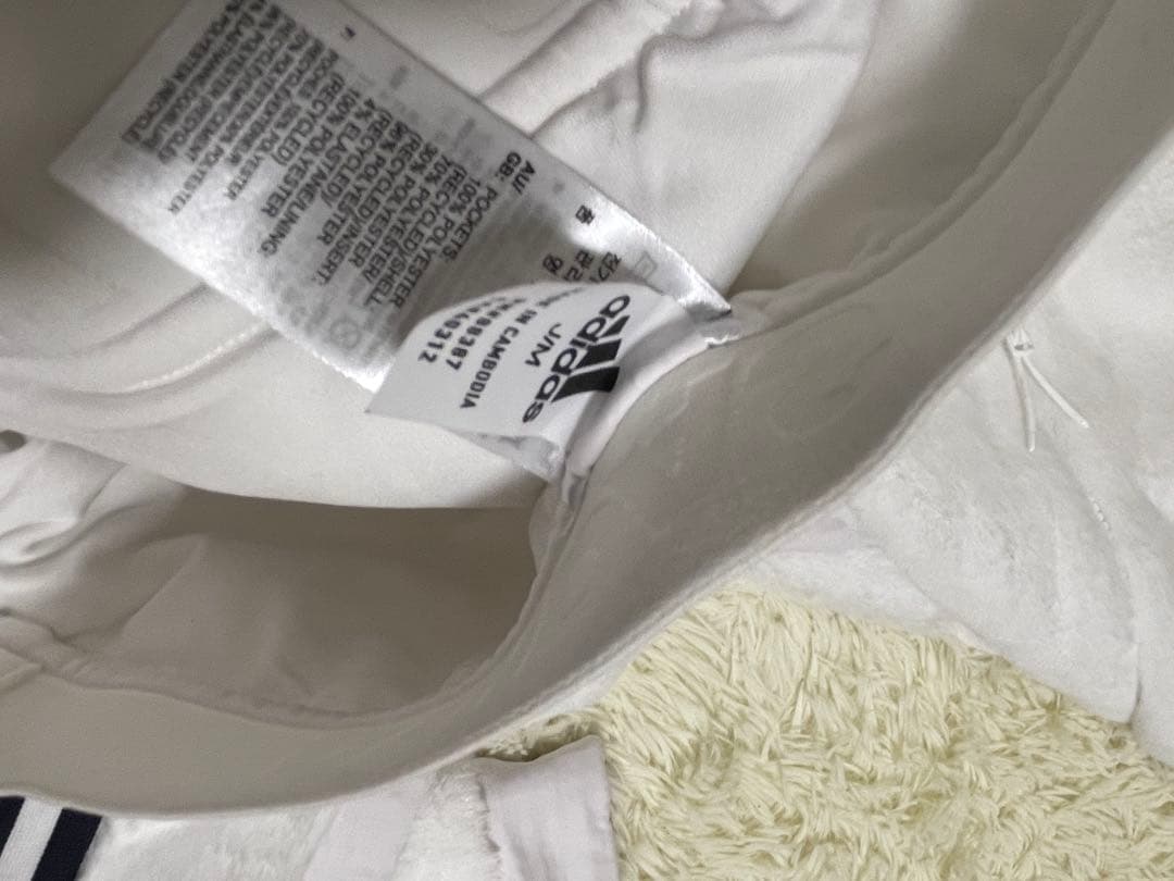 あお様アディダス スリーストライプス ボアフリースセットアップ　ゴルフ