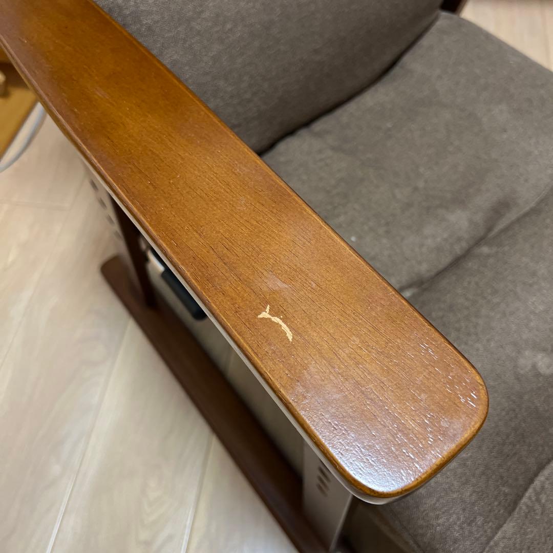 ニトリ　3段調整高座椅子（JC-E01） ブラウン リクライニングチェア