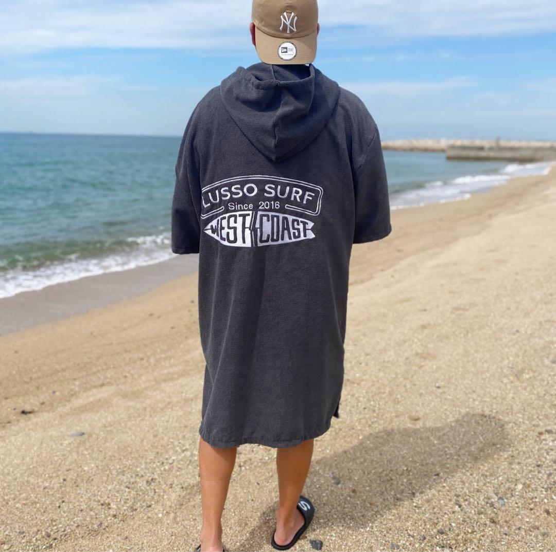 便利です！LUSSO SURF お着替えポンチョ　グレー⭐︎送料込み