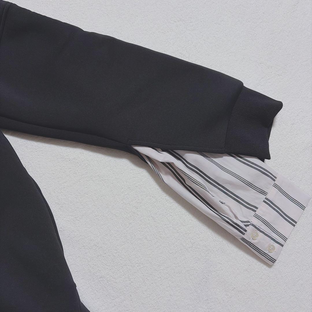 美品 UN3D. アンスリード ドッキングスウェットワンピース 38