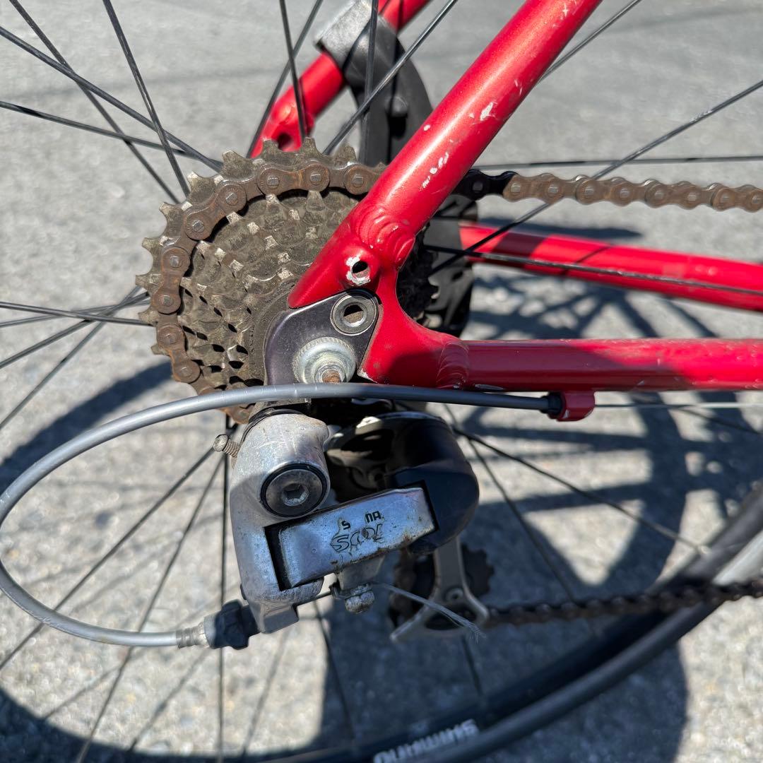 激安早い者勝ち✨　Specialized レッド クロスバイク