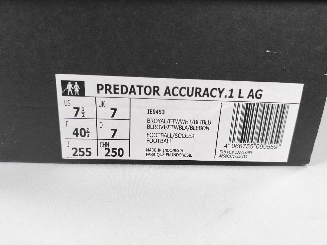 【未使用】adidas PREDATOR ACCURACY.1 AG25.5cm
