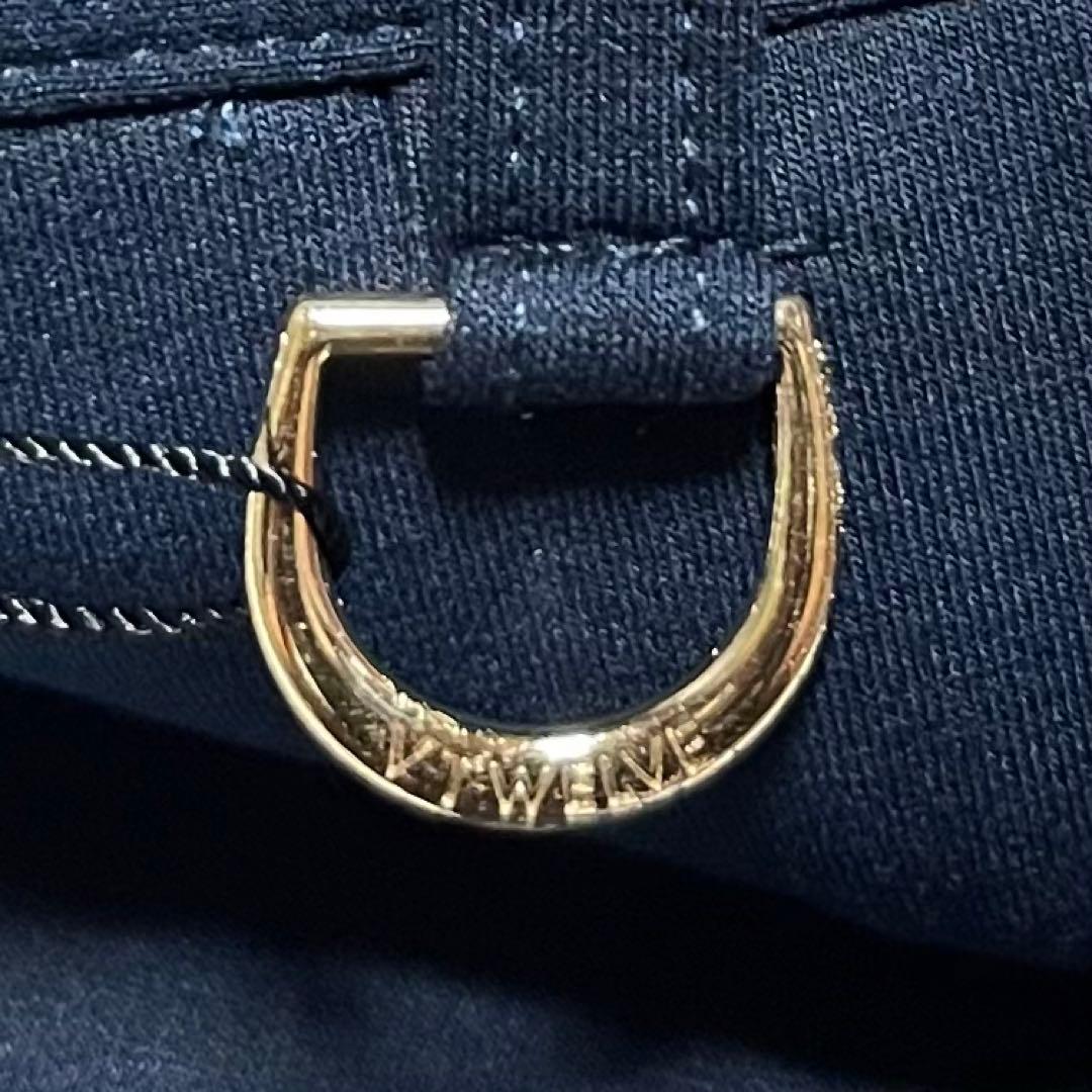 V12 ヴィトゥエルヴ　新品未使用　ネイビー　ダンボールニットセットアップ　L.