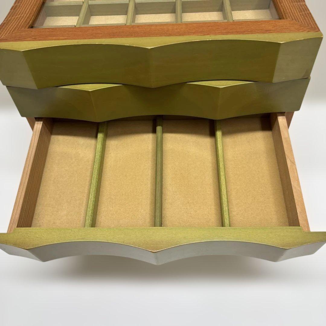 中古品 レイジースーザン ジュエリーボックス