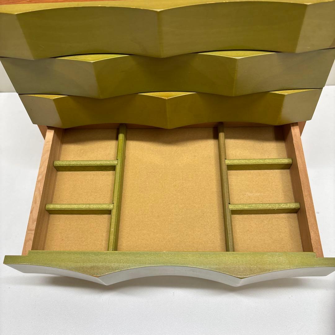 中古品 レイジースーザン ジュエリーボックス