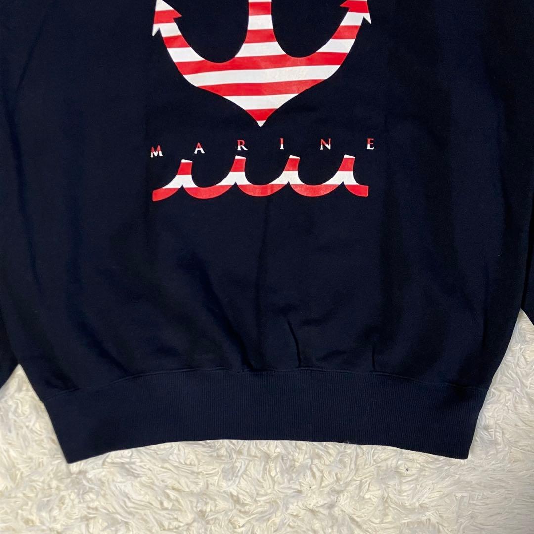 muta MARINE ムータマリン 長袖スウェット サイズ6 ネイビー XL