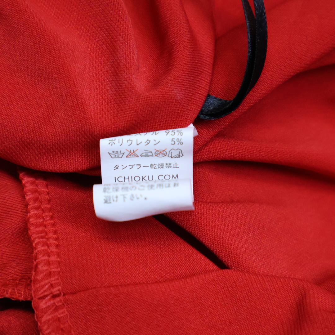 【美品 社交ダンス衣装】レッド ICHIOKU ラテン ドレス ワンピース 赤