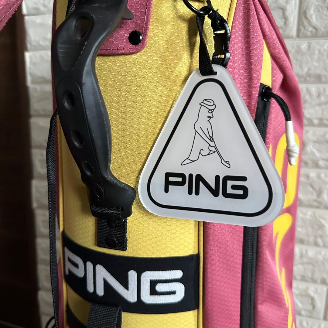 希少 ピン PING CB-P225 マルーンゴールド キャディバッグ 限定