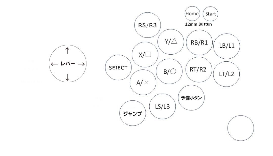 【静音レバー＋ショートストロークボタン】 Qanba Gravity ハンドル付