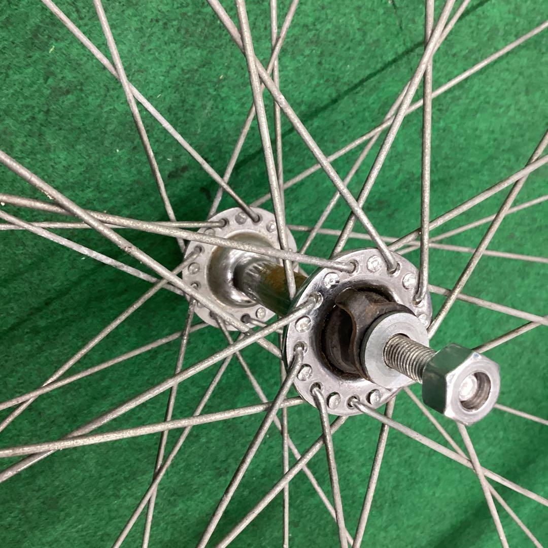 ステンレスリム 前輪 26x1-3/8 タイヤ付　26インチ　フロント