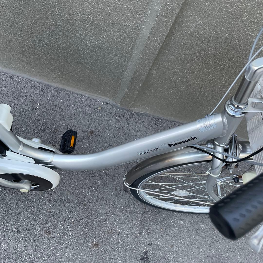 パナソニック電動アシスト自転車26インチシルバー