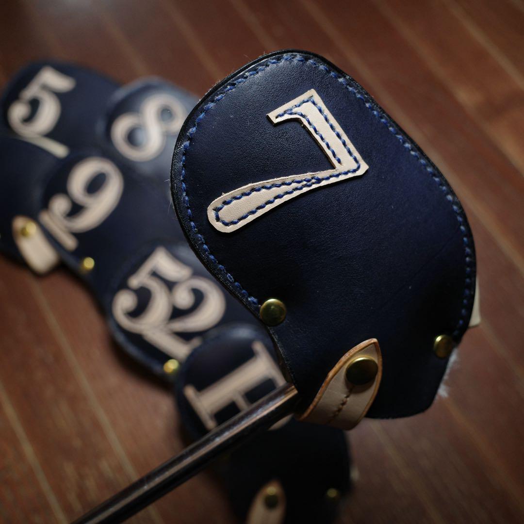 【IronCover】本革製アイアンカバー 1個