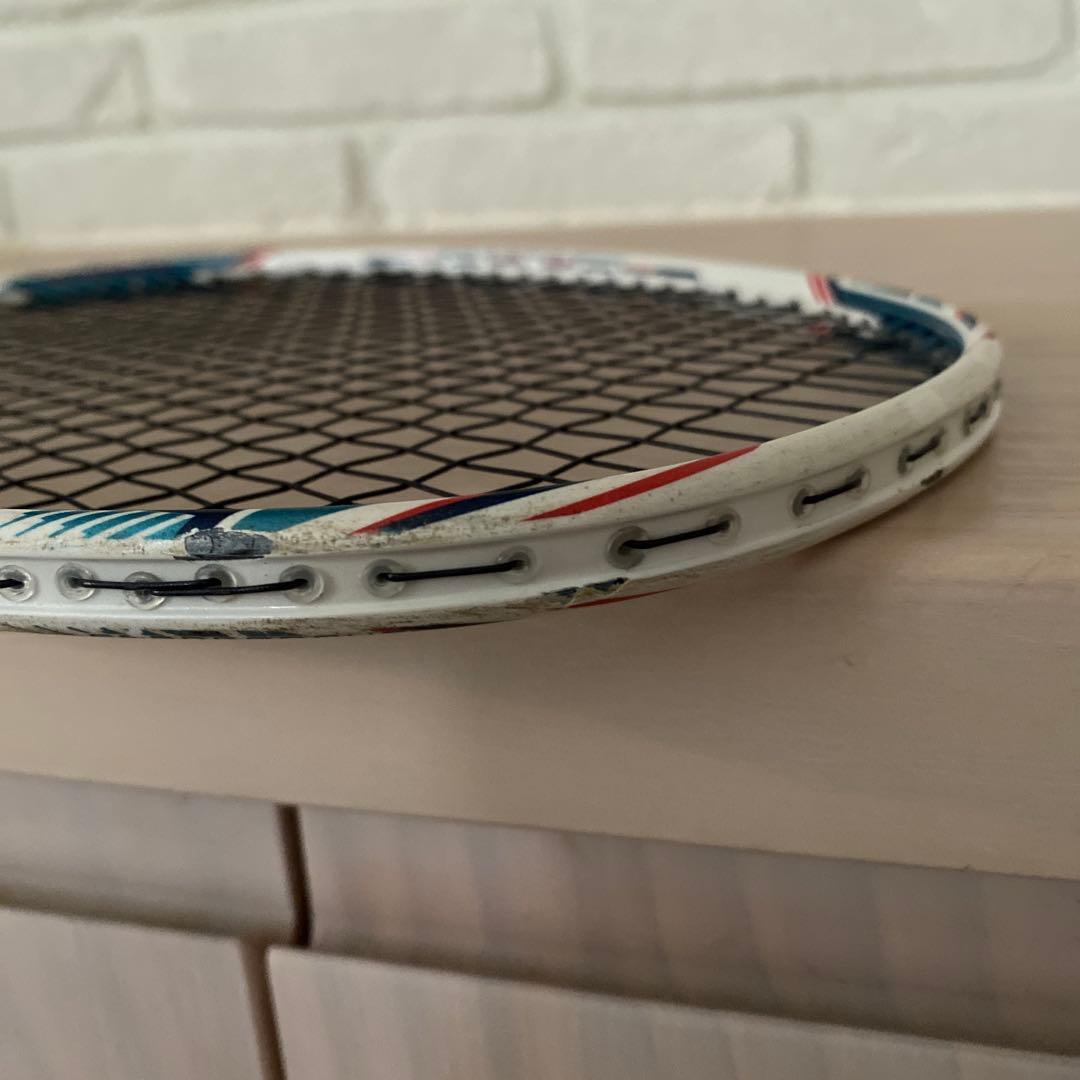 【ミズノ】バドミントンラケット ラケットケース ホワイト/レッド/ブルー