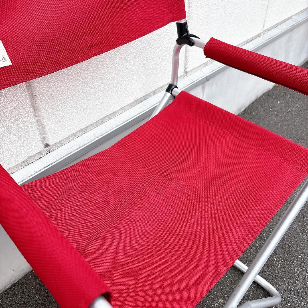 【良品】 peak FDチェアワイド RD LV-077RD