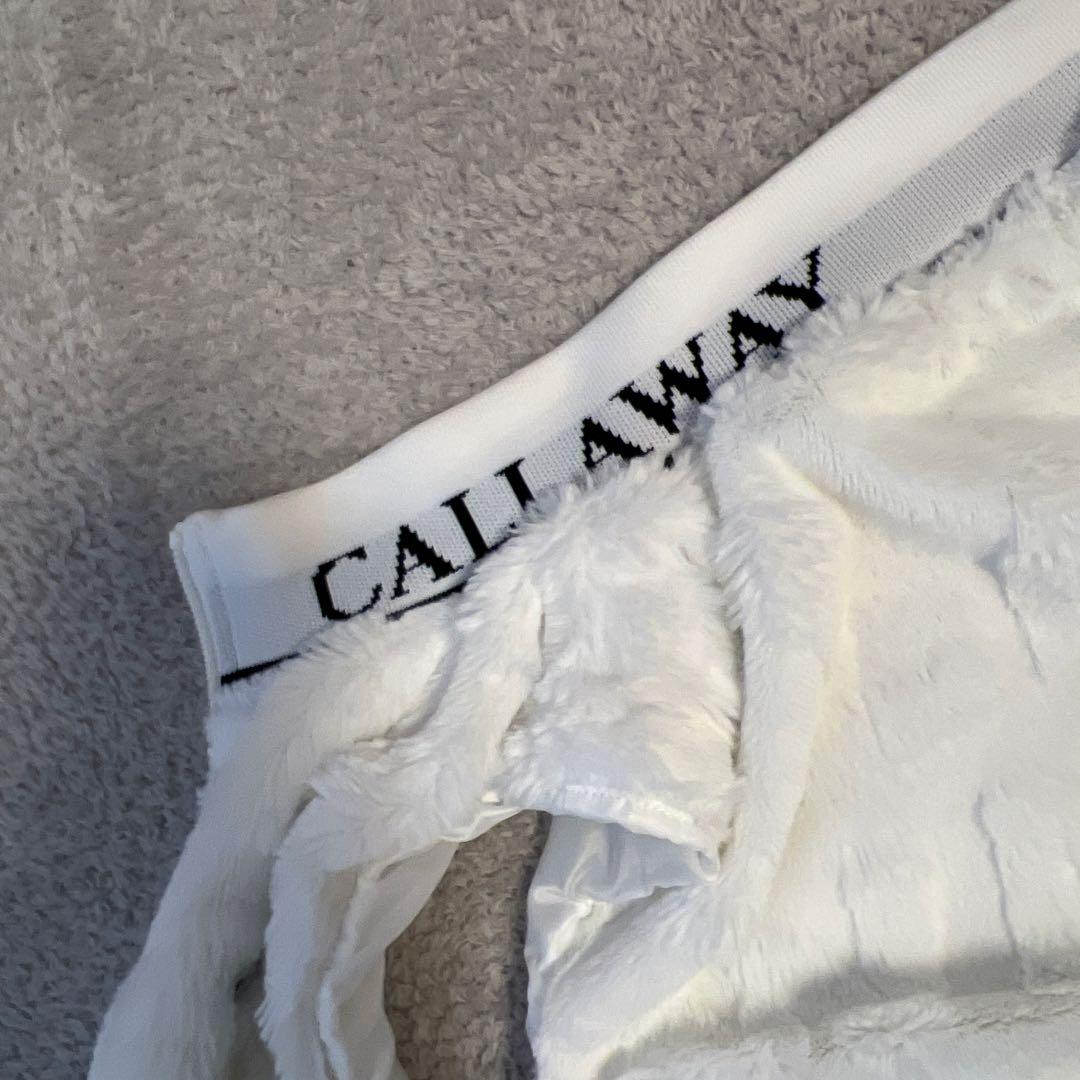 極美品✨ふわふわ　callaway キャロウェイ　フルジップ　ファーベストS