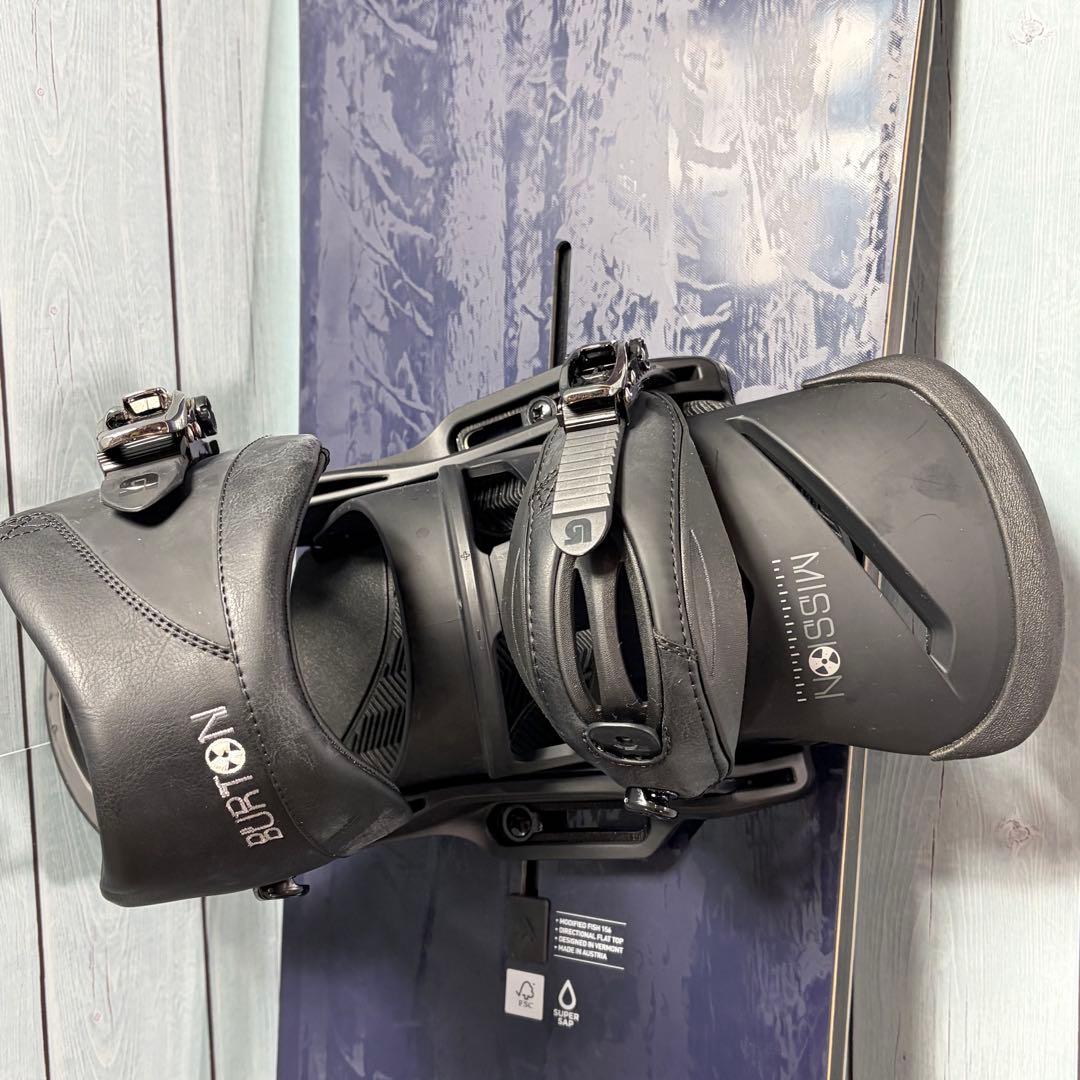 スノーボード BURTON MODIFIED FISH 156 MISSION est