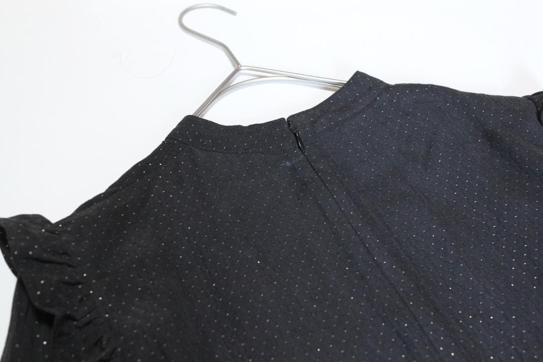 【CLANE(クラネ)】ラメドットフリルワンピース