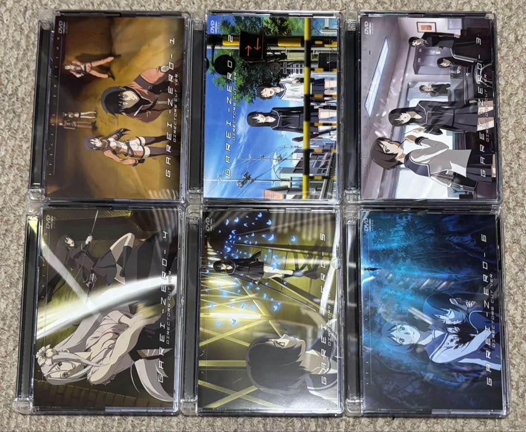 喰霊-零- DVD全6巻セット　ケース付き