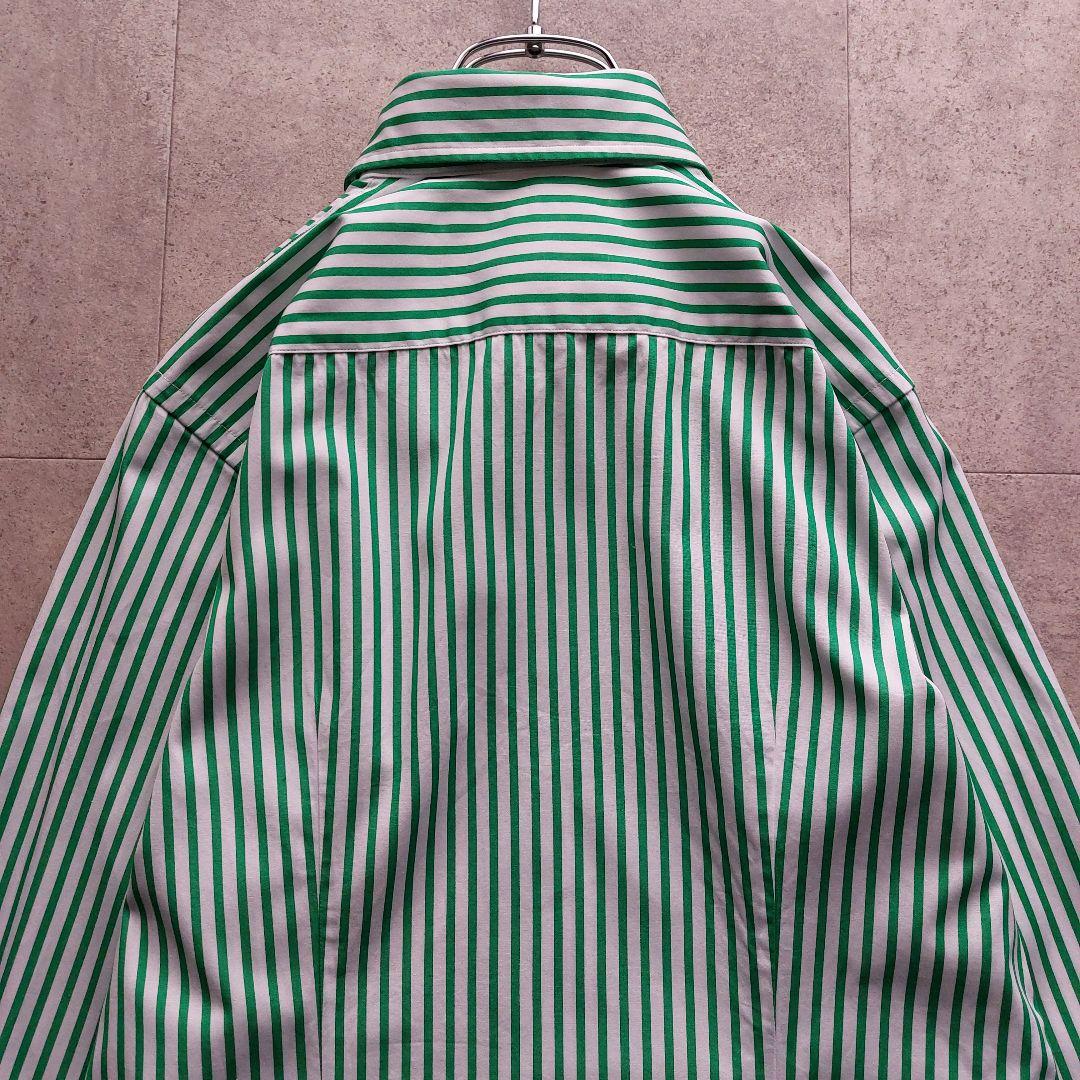 ラルフローレンスポーツ ストライプシャツ M コットン