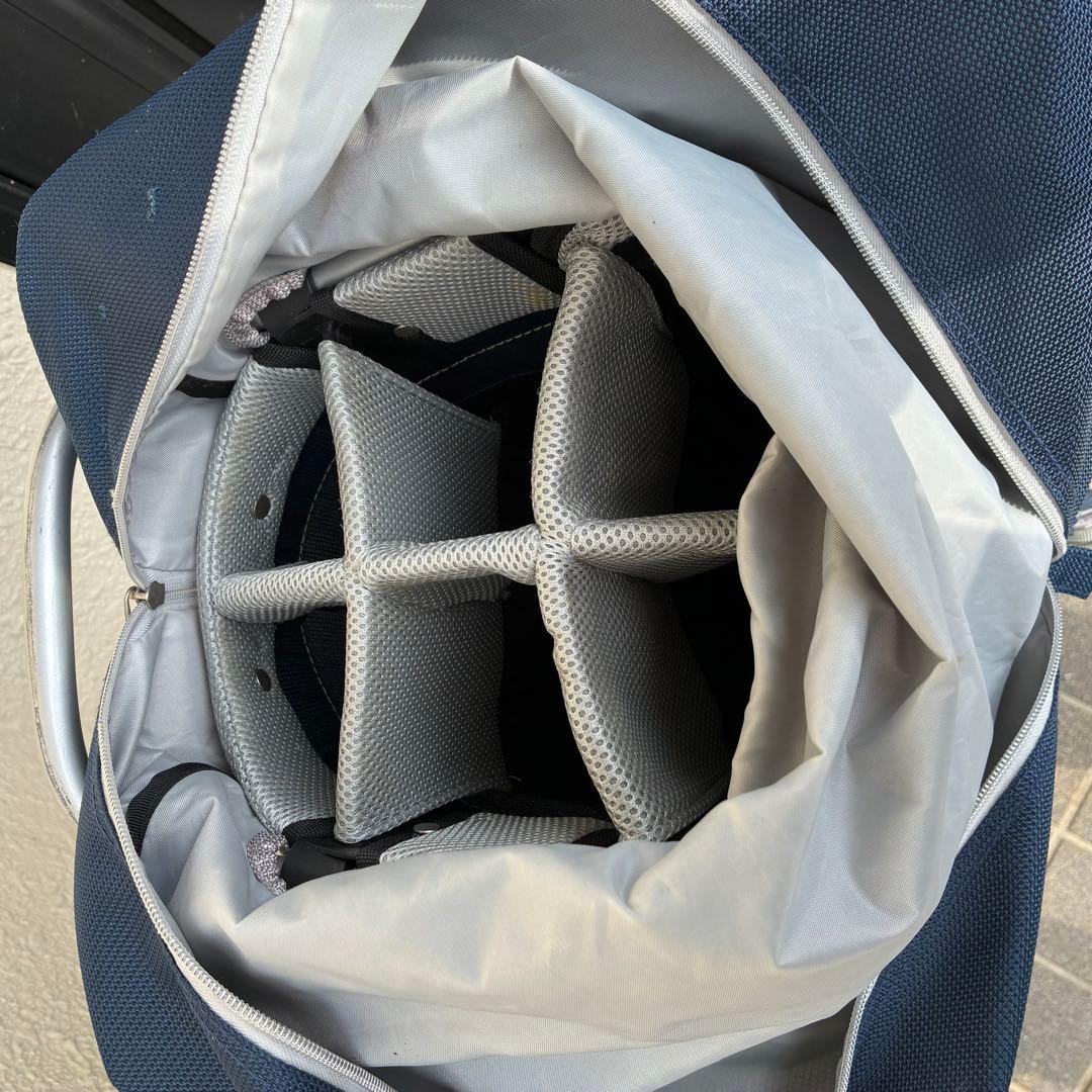 ZOY ゾーイ キャスター付き キャディバッグ ネイビー ゴルフ