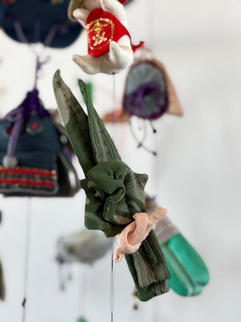 吊るし飾り　端午の節句の輪下げ(大)①　五月人形