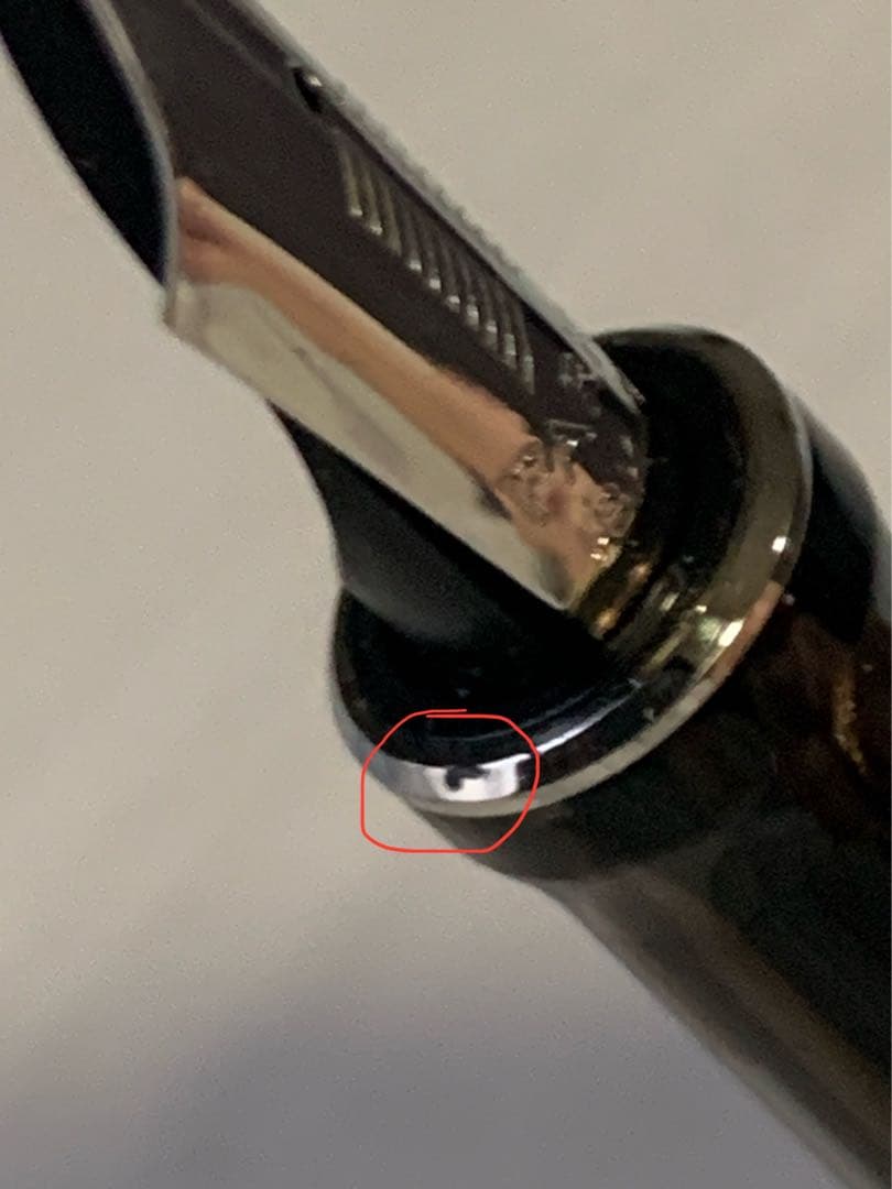 パーカー 900本限定 Duofold センテニアル ブラウン 万年筆 K18