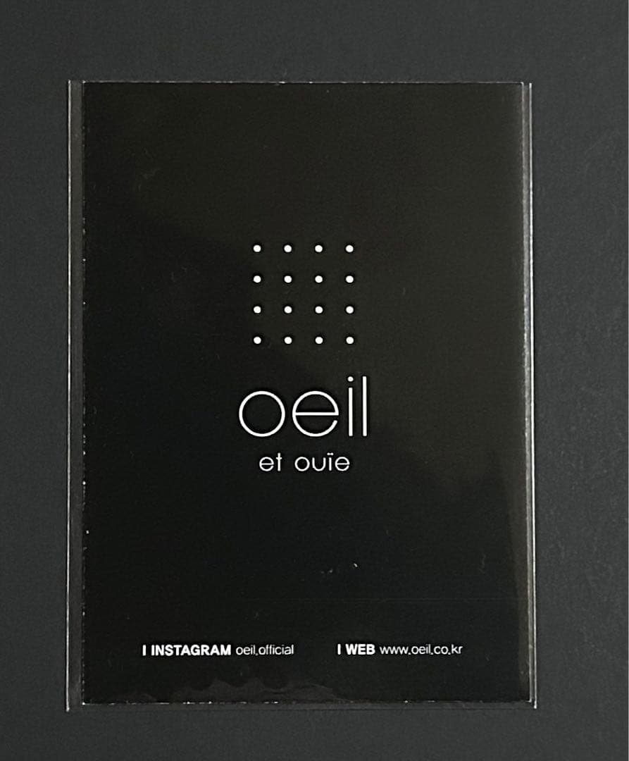 NCT oeil マーク ホログラム ポストカード