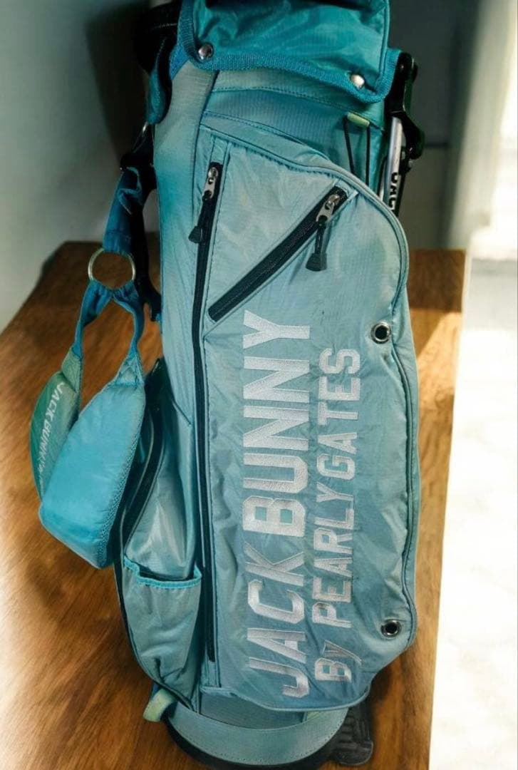 送料無料/美品　Jack Bunny!! スタンド式ゴルフバッグBLUE