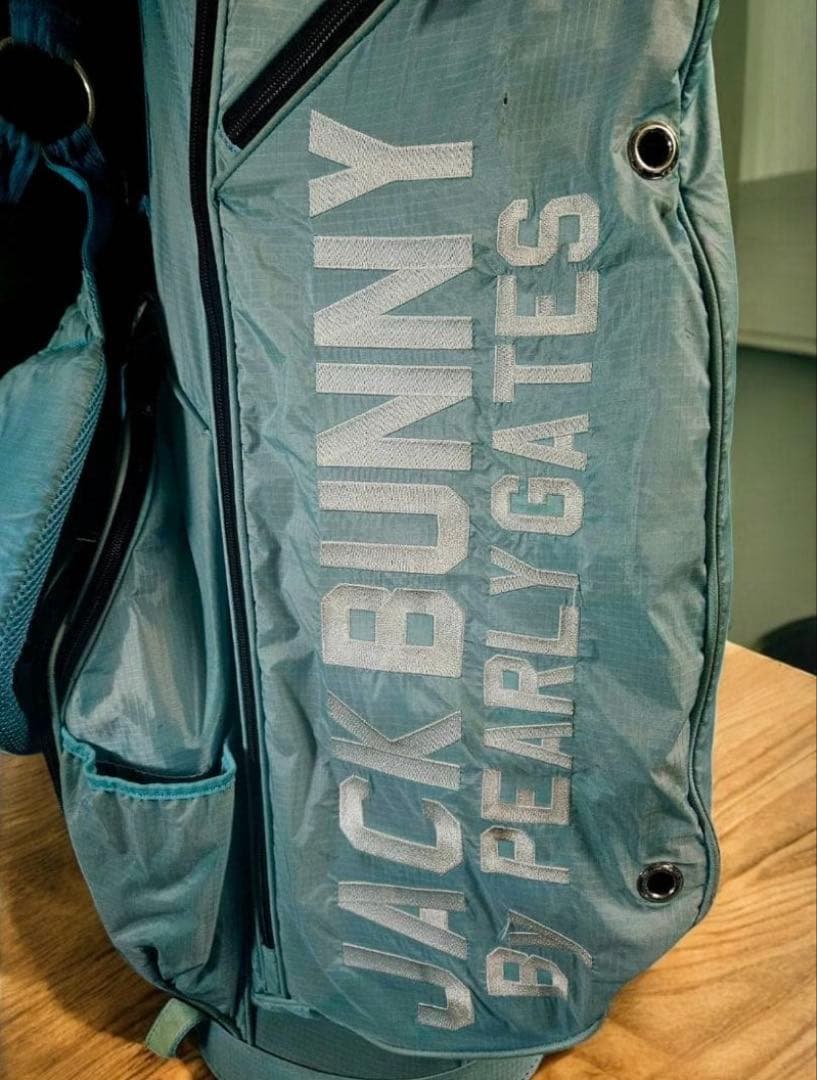 送料無料/美品　Jack Bunny!! スタンド式ゴルフバッグBLUE