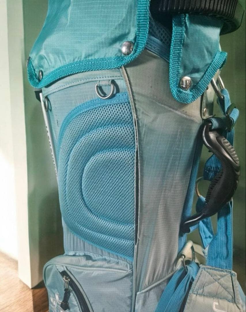 送料無料/美品　Jack Bunny!! スタンド式ゴルフバッグBLUE