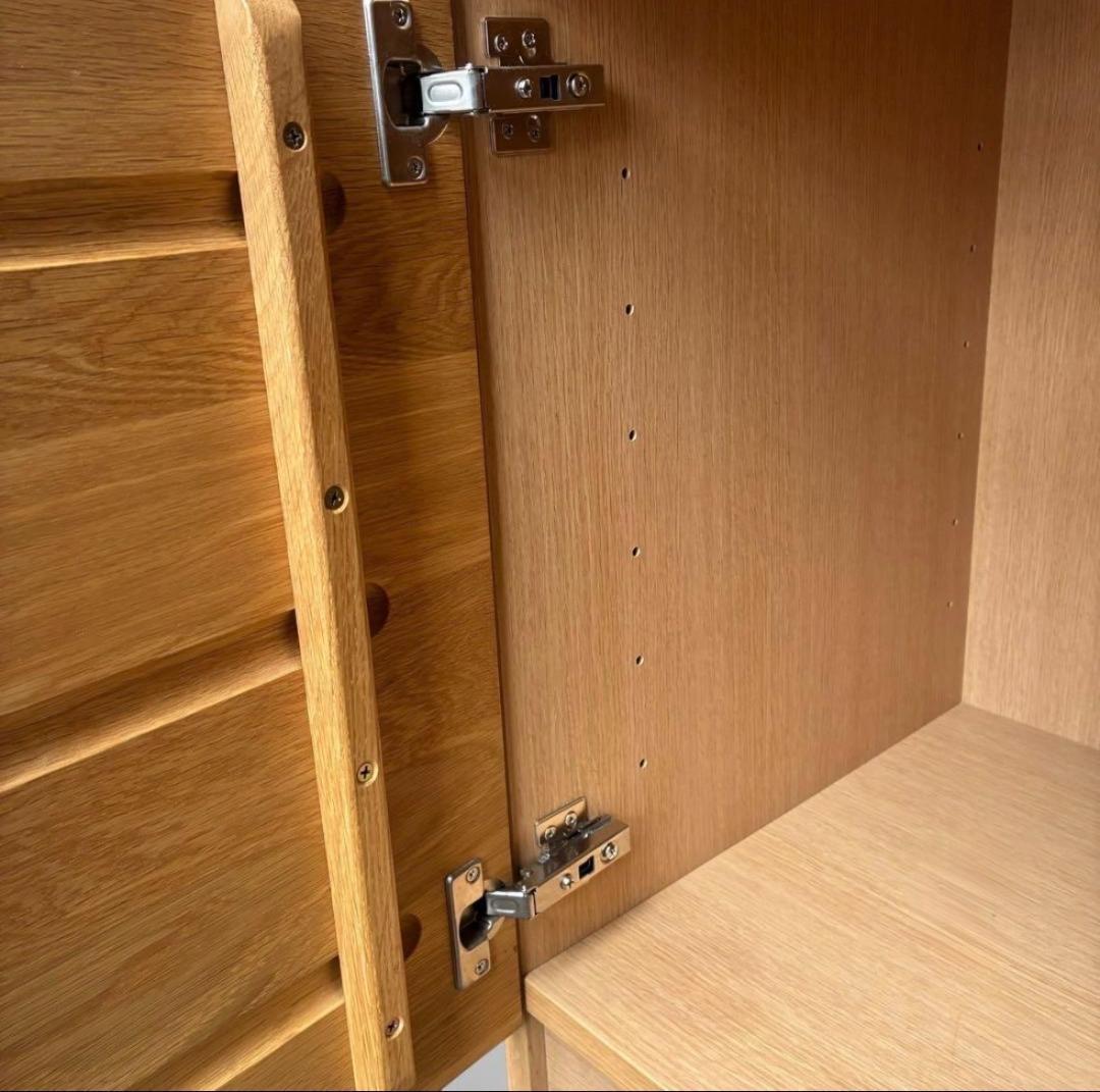 【廃番】unico ウニコ HUTTE キッチンカウンター 天然木(無垢材)使用