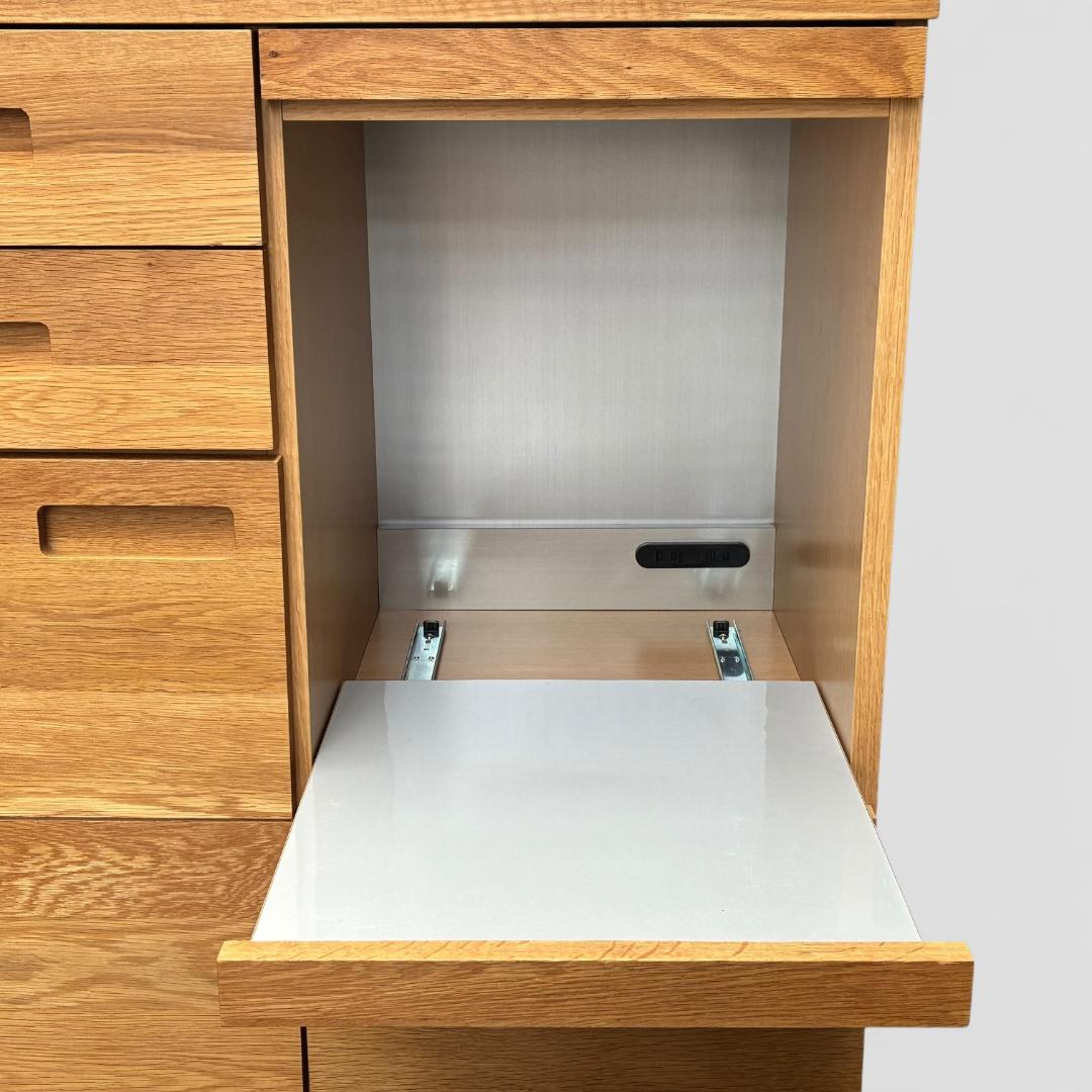 【廃番】unico ウニコ HUTTE キッチンカウンター 天然木(無垢材)使用