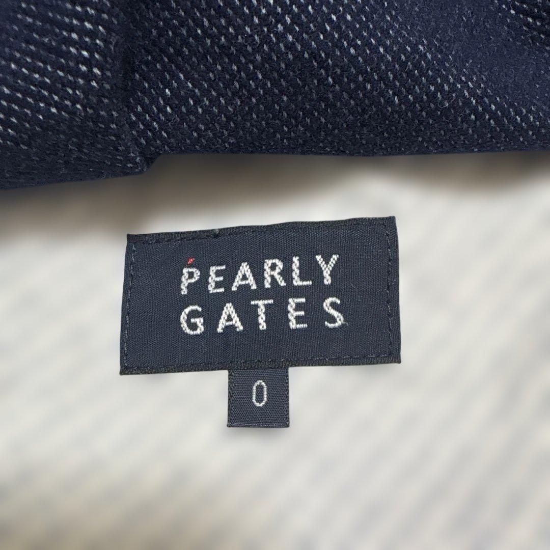 パーリーゲイツ　ゴルフスカート0 (S)総柄　ネイビー　レディースゴルフウェア