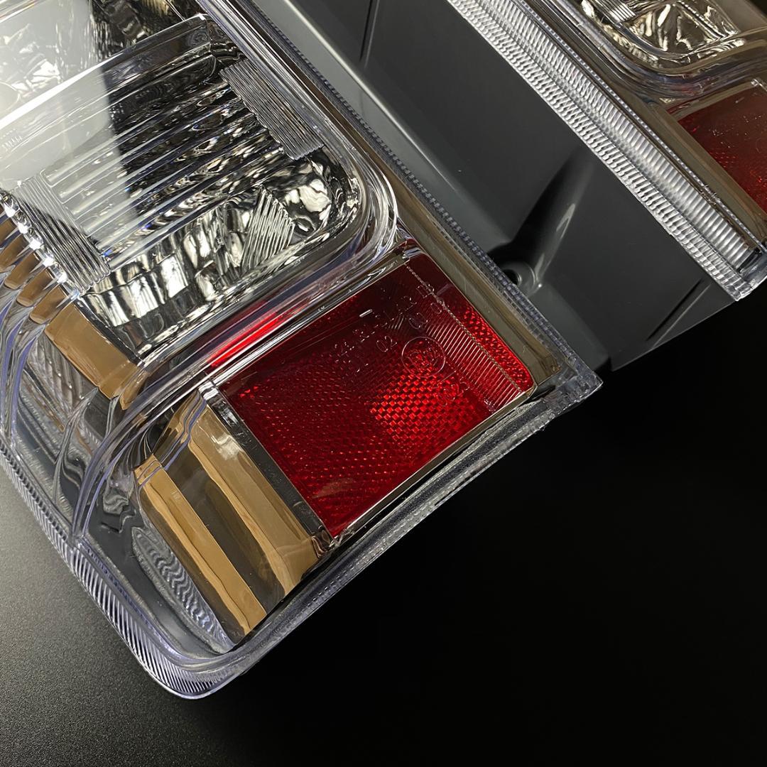 トヨタ ハイエース テールランプ テール クリスタル 透明 テールライト