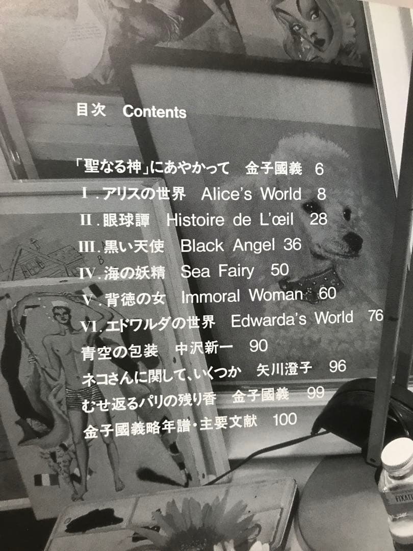 よこしまな天使　Vicious Angel　金子國義　毛筆署名落款　帯　初版