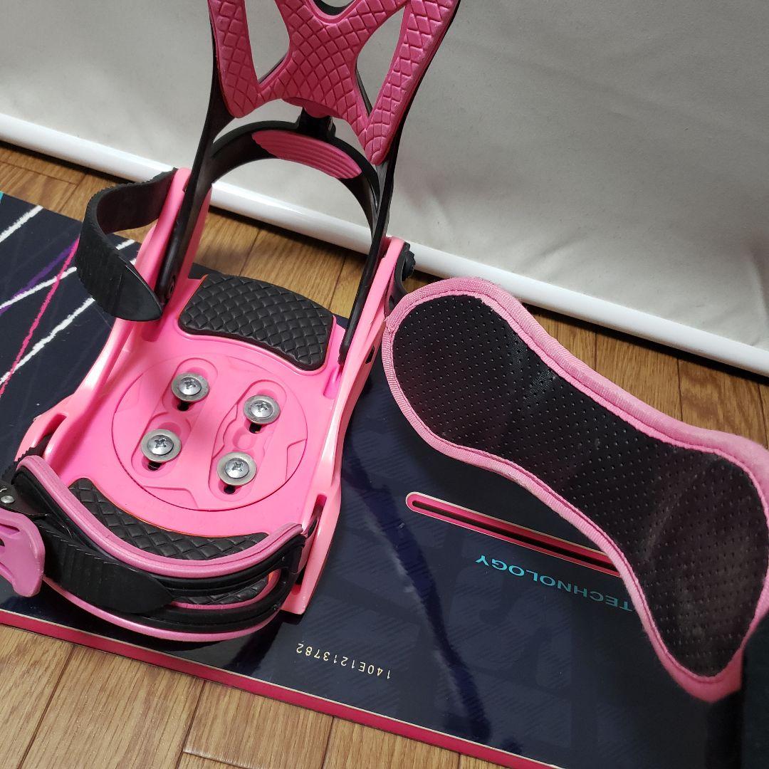 美品 KISSMARK 140cm スノーボードセット