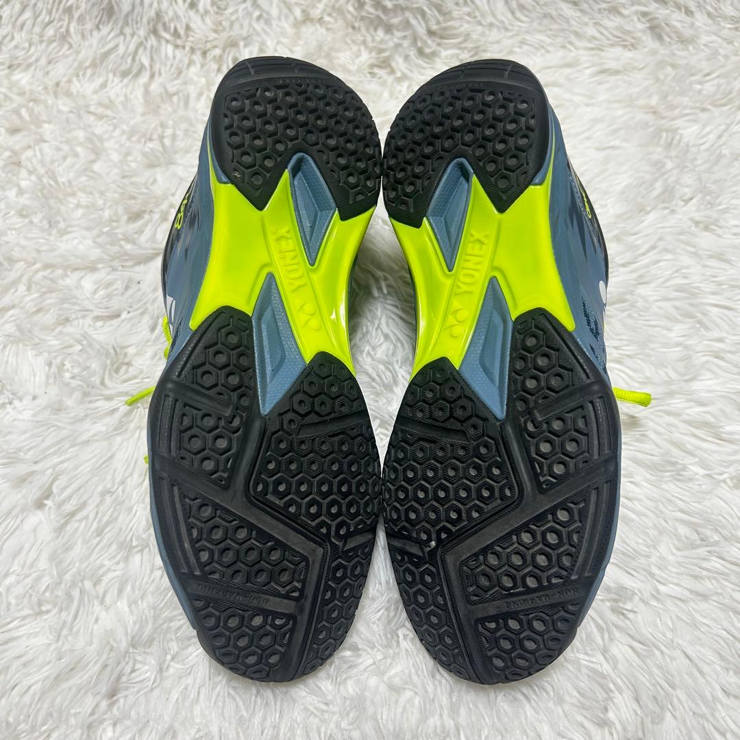 YONEX 840MID バドミントンシューズ グレー/ライム 26cm