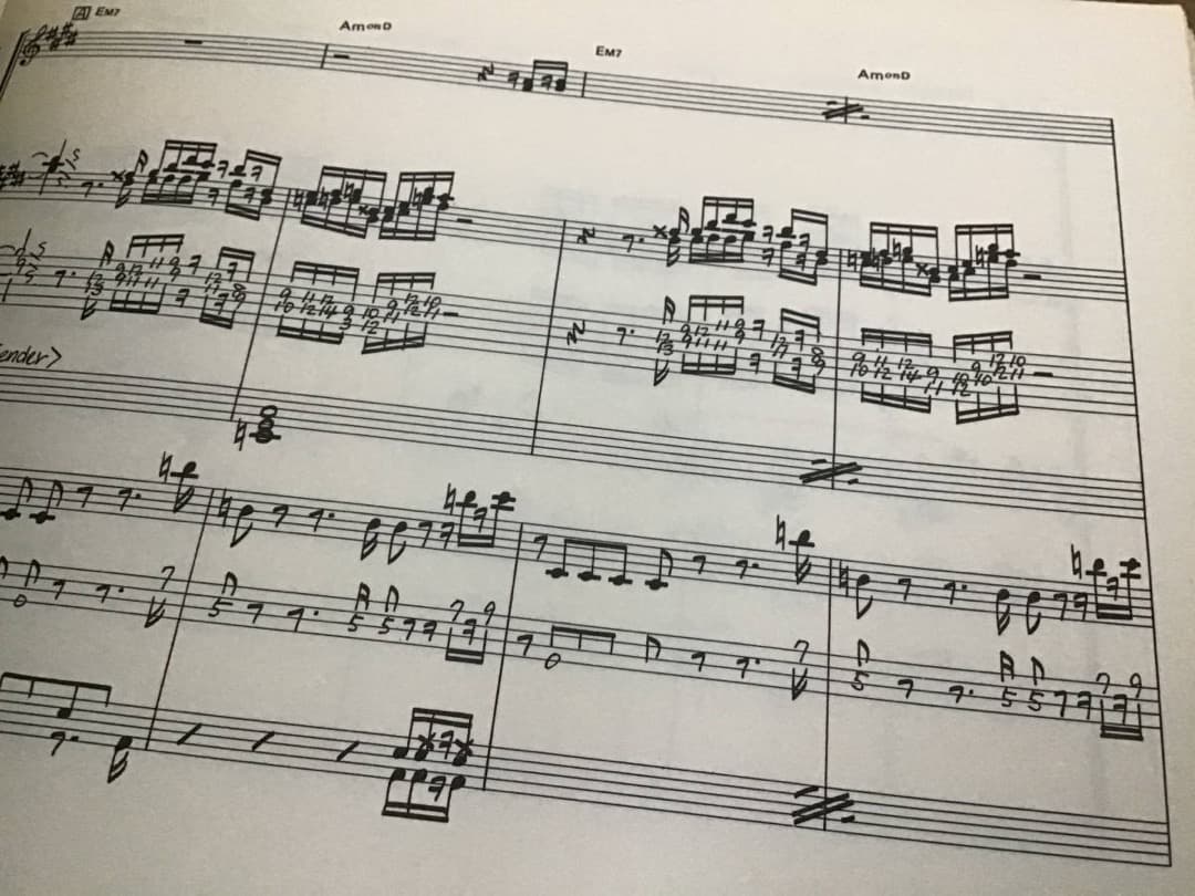 ★楽譜/高中正義/CAN I SING/キャンアイシング/タブ譜/バンドスコア