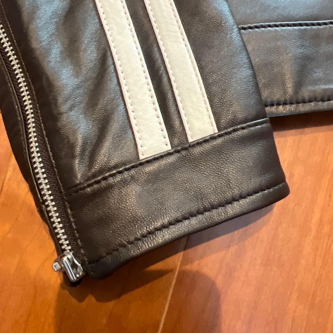 【希少】バーバリーブラックレーベル ラムレザー　ライダースジャケット　Mサイズ