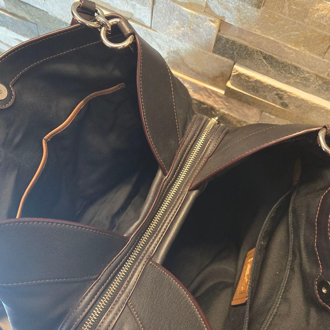 美品　COACH　コーチ　エクスプローテッド　トートバッグ　ハンドバッグ　レザー