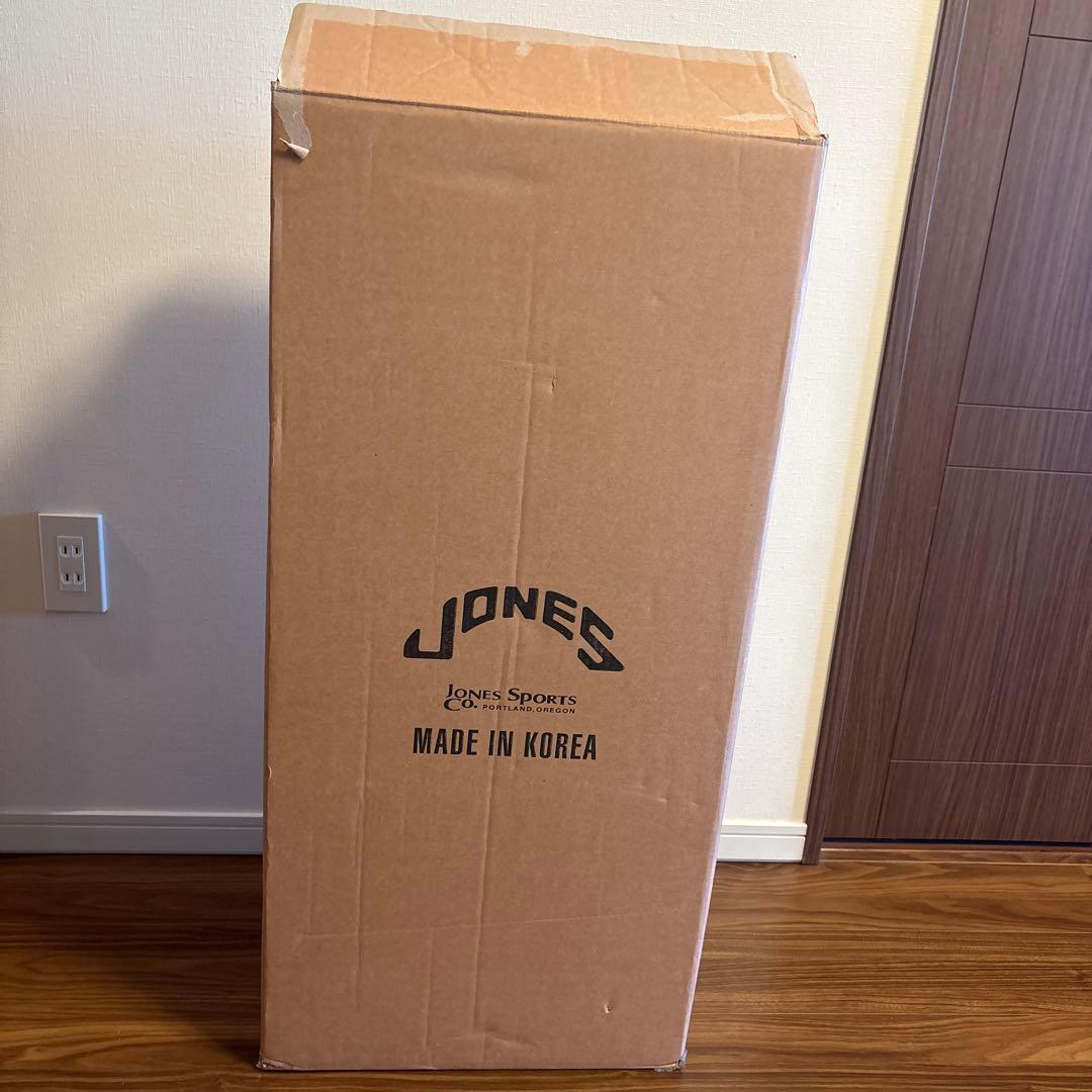 【ジャンク品】JONES キャディバッグ スタンド付き ホワイト/グレー