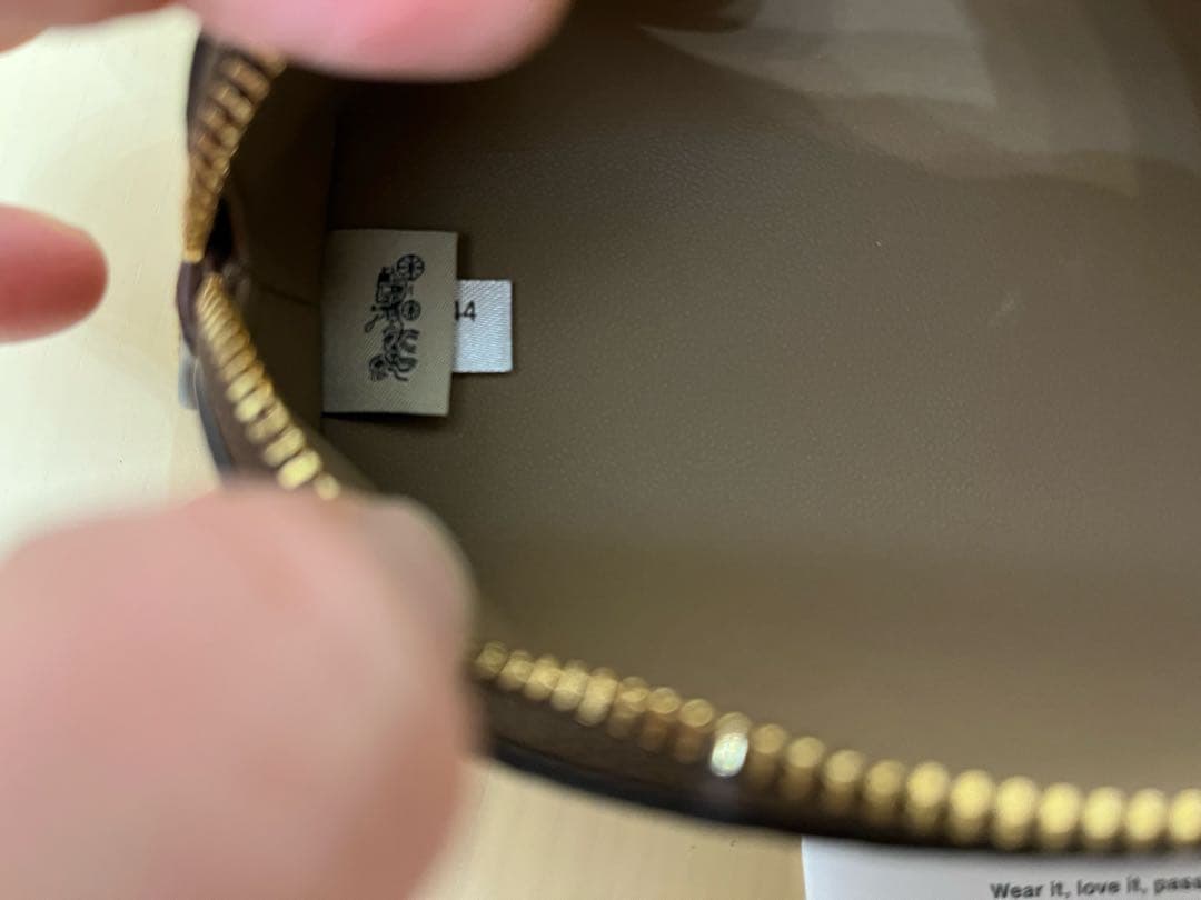 お値下げ　新品　人気✨COACH 筆箱 ブラウン キャンバスペンケース　オシャレ