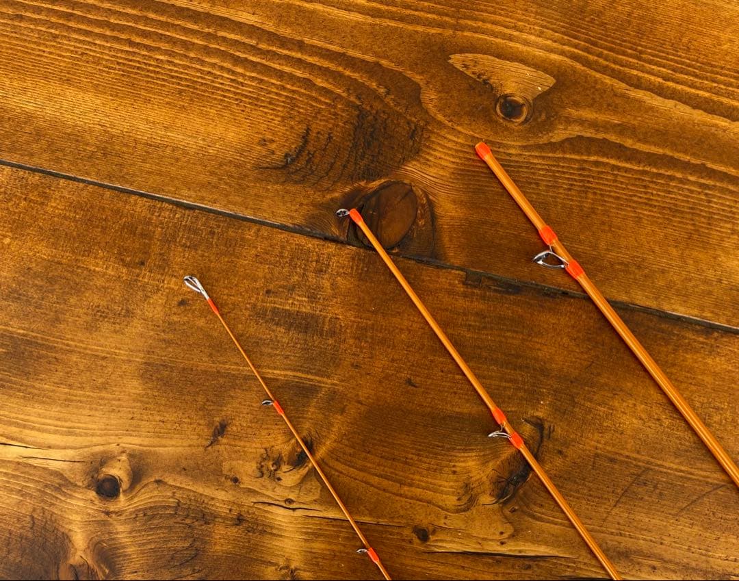 4ft7inch 超軽量　トラウトロッド　ベイトロッド　黄金樟木　グラスロッド