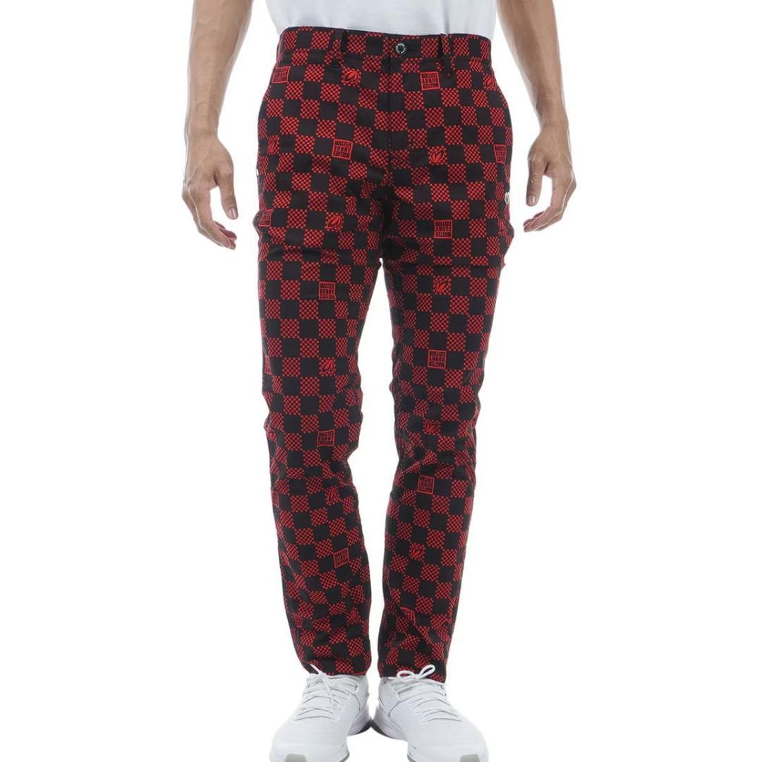 マスターバニーエディション　パーリーゲイツ　ストレッチゴルフパンツ　フラッグ柄