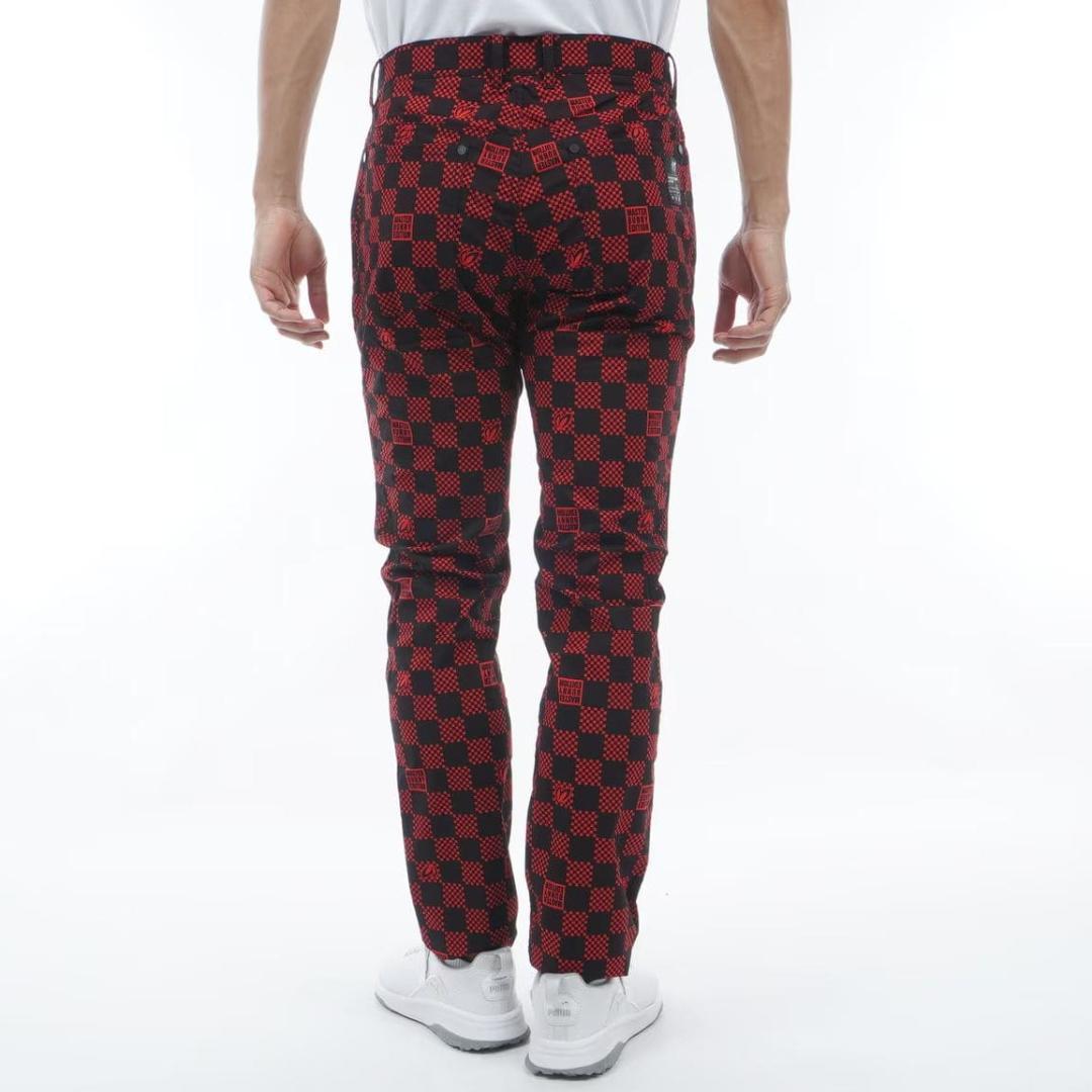 マスターバニーエディション　パーリーゲイツ　ストレッチゴルフパンツ　フラッグ柄