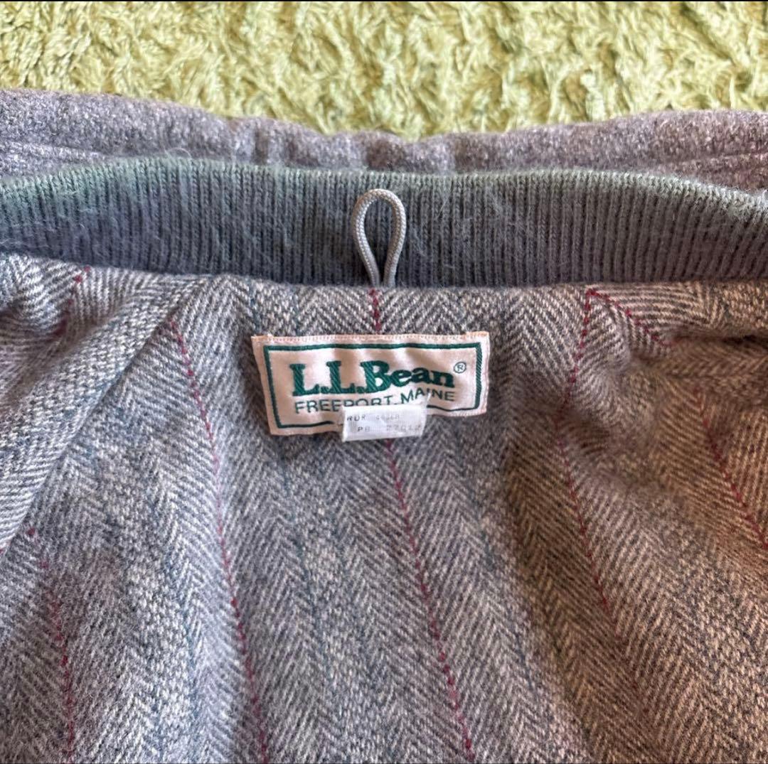 L.L.BEAN ウール　ストームコート　L ジャケット　USA グレー