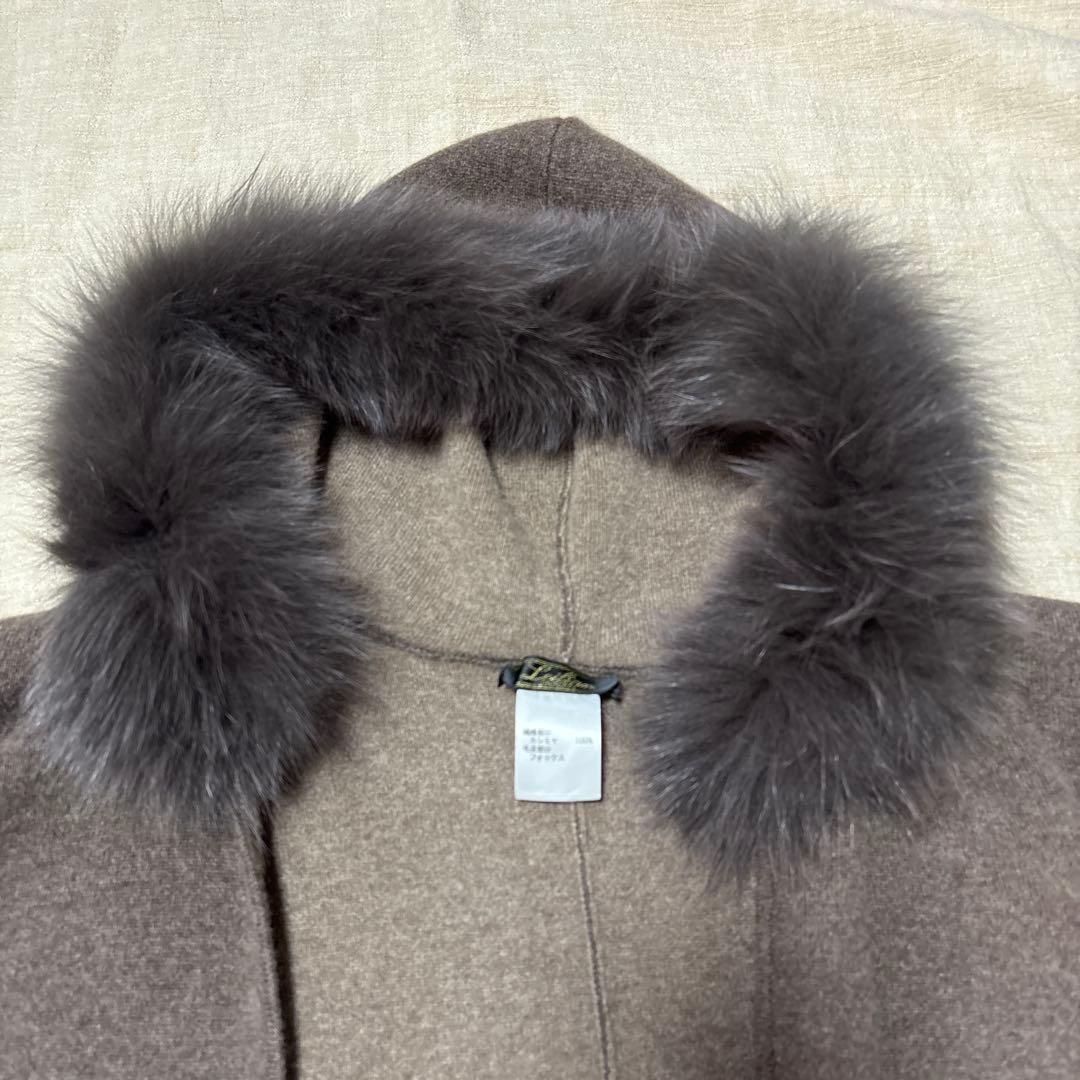 カシミヤ ポンチョ　LEILIAN