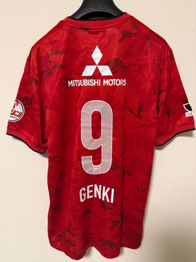 【美品】NIKE　浦和レッズ　原口元気選手　ユニフォーム　迷彩　メンズXL