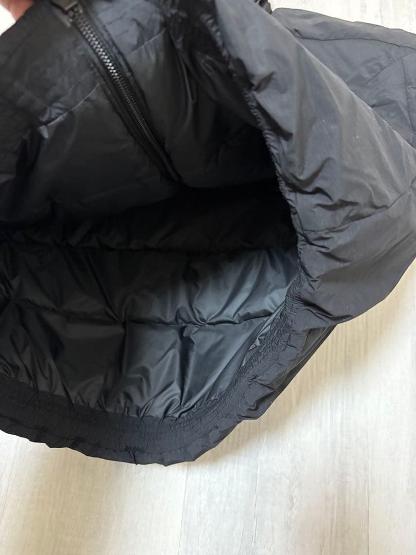 新品XL アディダスゴルフ　撥水 ハイネック フルジップ半袖ダウンジャケット