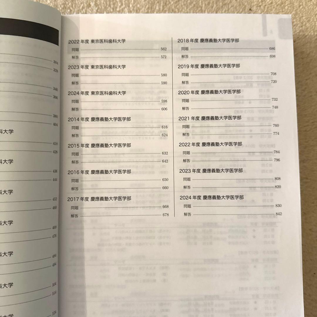 鉄緑会　東大生物問題集　最新版　東大　東京医科歯科　慶医